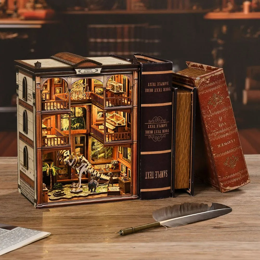 Fossil Museum DIY Book Nook Kit