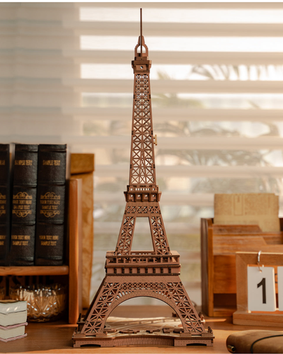 Night of the Eiffel Tower 3D Wooden Puzzle