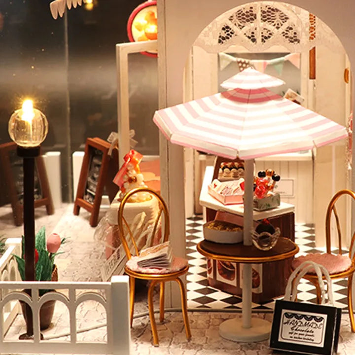 Chocolate Shop DIY Miniature House Kit