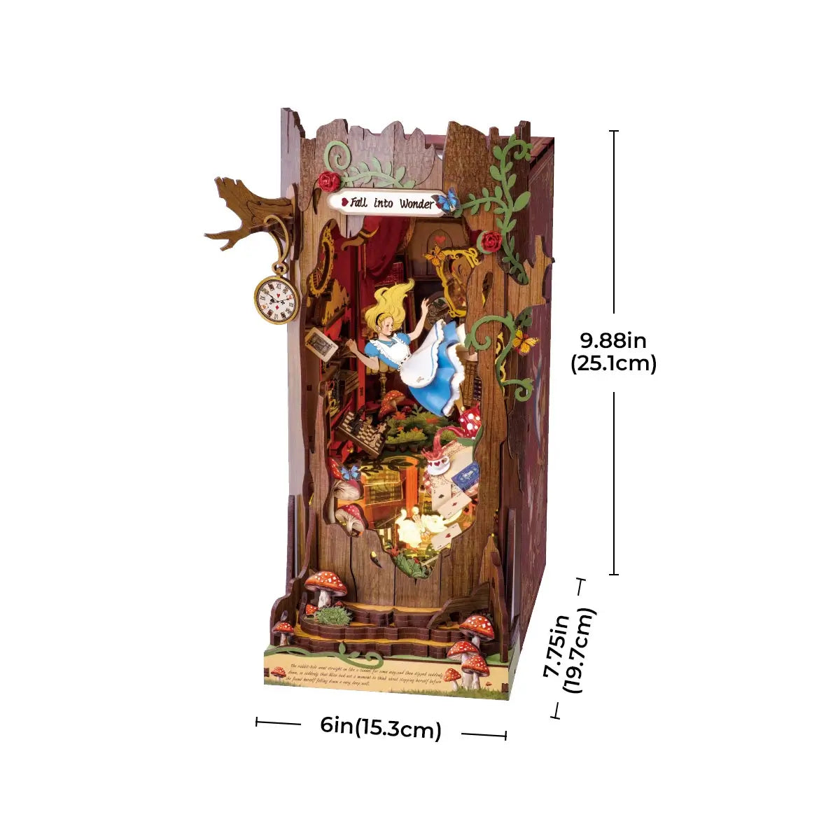 Alice In Wonderland DIY Book Nook Kit