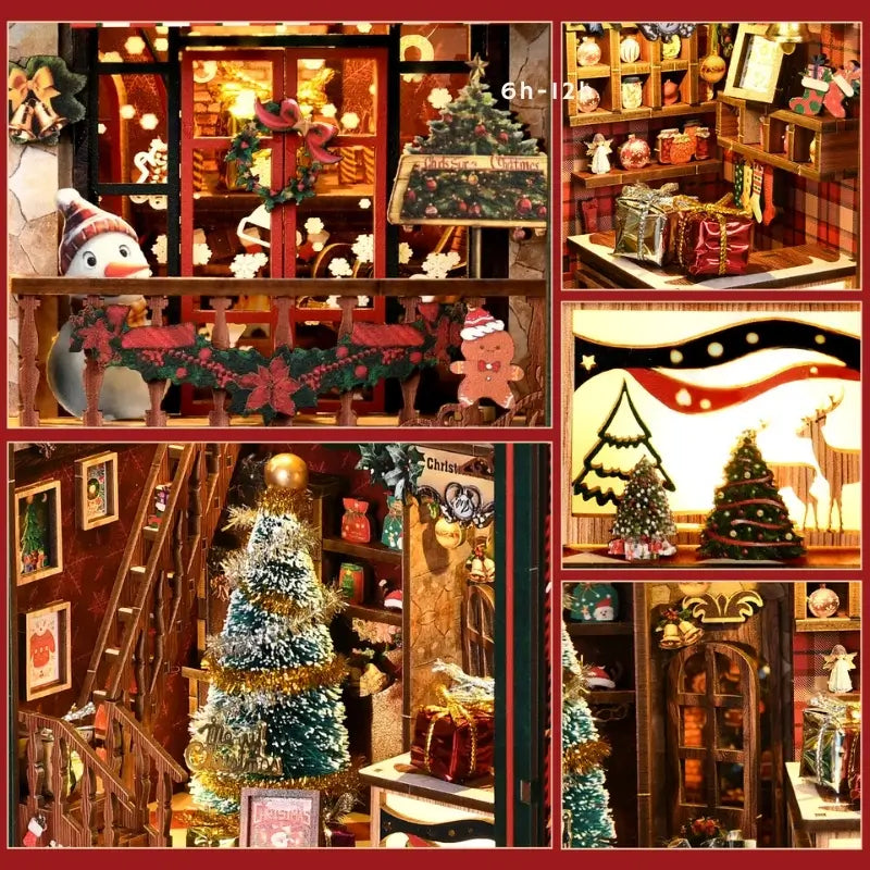 Christmas Shop DIY Book Nook Kit