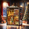 Christmas Shop DIY Book Nook Kit
