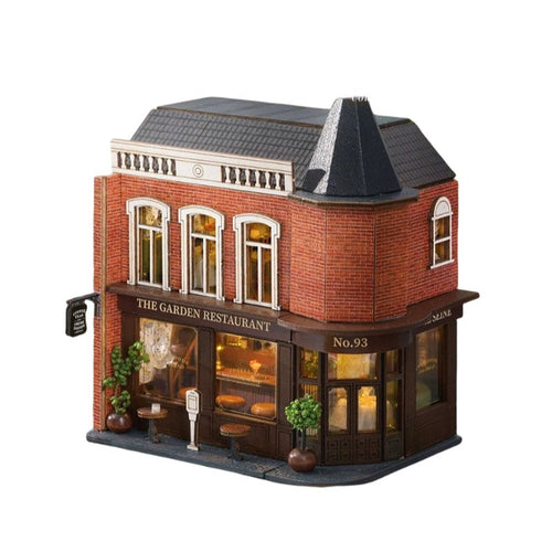 Corner Restaurant DIY Book Nook Kit