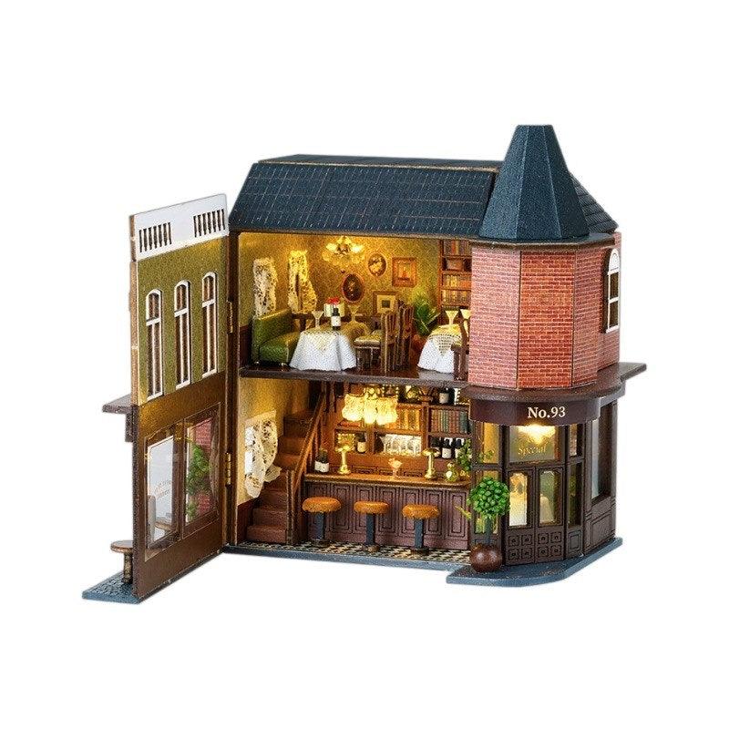 Corner Restaurant DIY Book Nook Kit