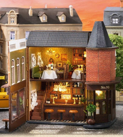 Corner Restaurant DIY Book Nook Kit