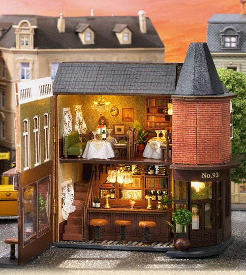 Corner Restaurant DIY Book Nook Kit