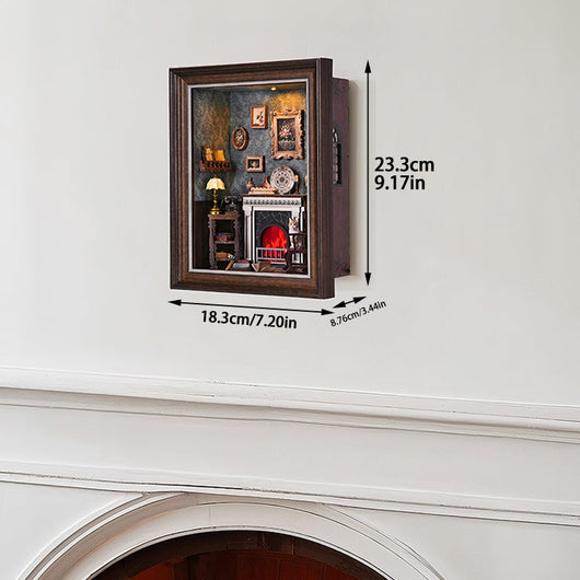 Vintage Fireplace Frame DIY Book Nook Kit