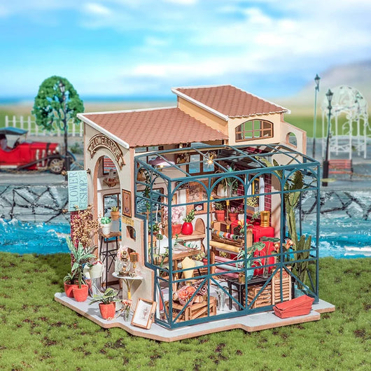 Emily's Flower Shop DIY Miniature House Kit