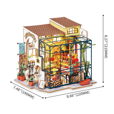 Emily's Flower Shop DIY Miniature House Kit