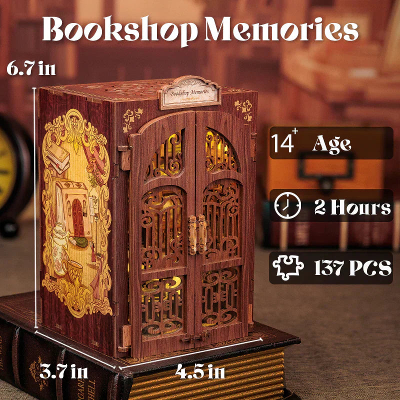 Mini Bookshop DIY Book Nook Kit
