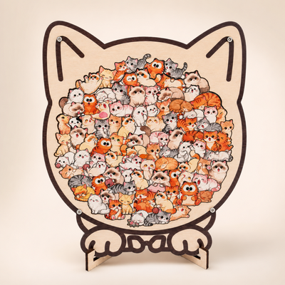Cute Animal Wooden Puzzle