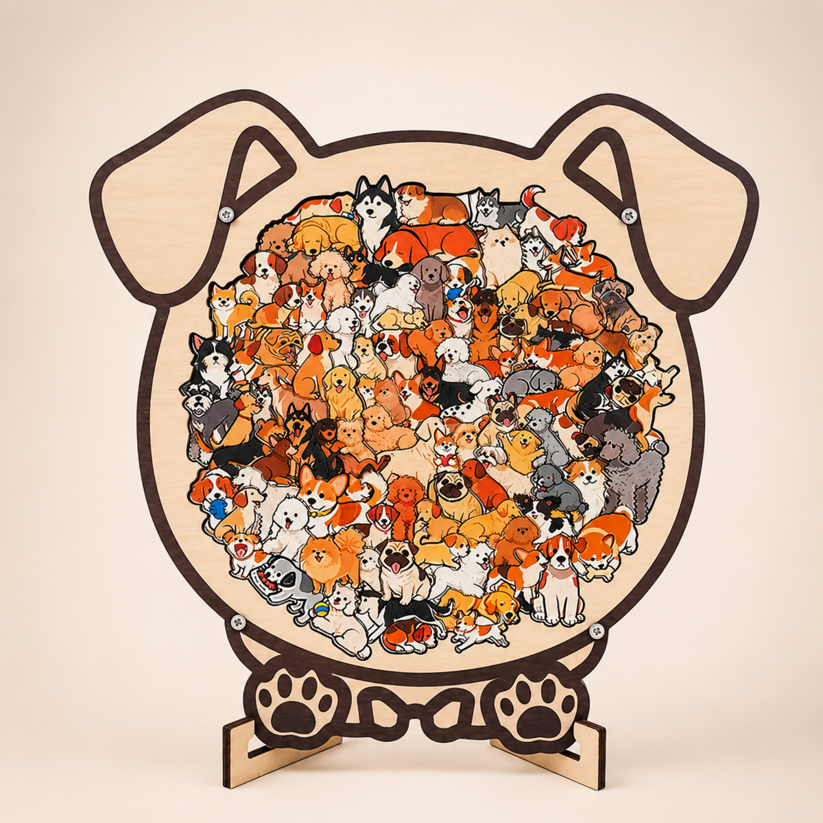 Cute Animal Wooden Puzzle