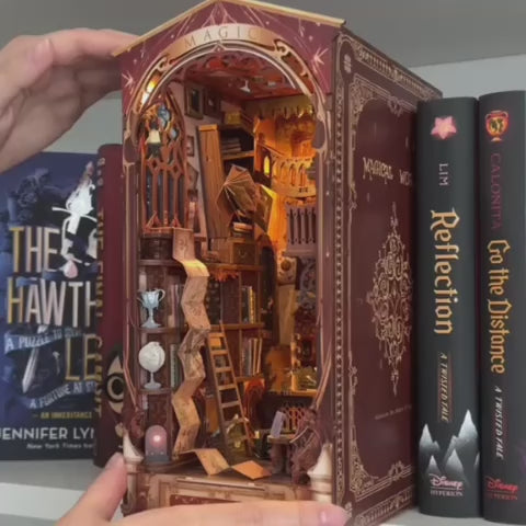 Load video: Magic World DIY Book Nook Kit